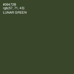 #39472B - Lunar Green Color Image